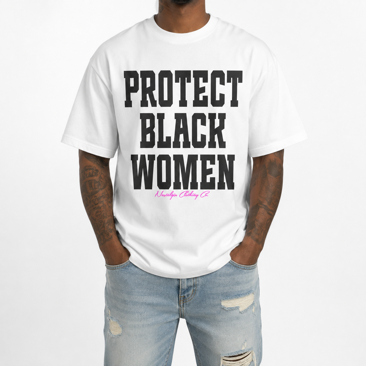 PROTECT BLACK WOMEN BOXY TEE
