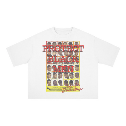 PROTECT BLACK MEN GRAPHIC TEE (BOXY)